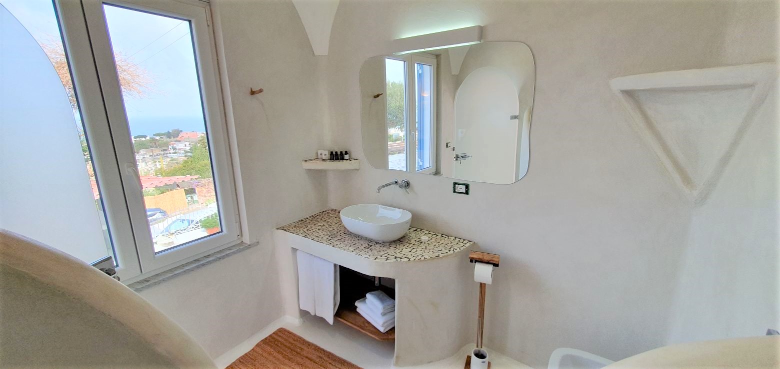 Ischia, Villa, mediterranean, seaview, bathroom, balcony, forio