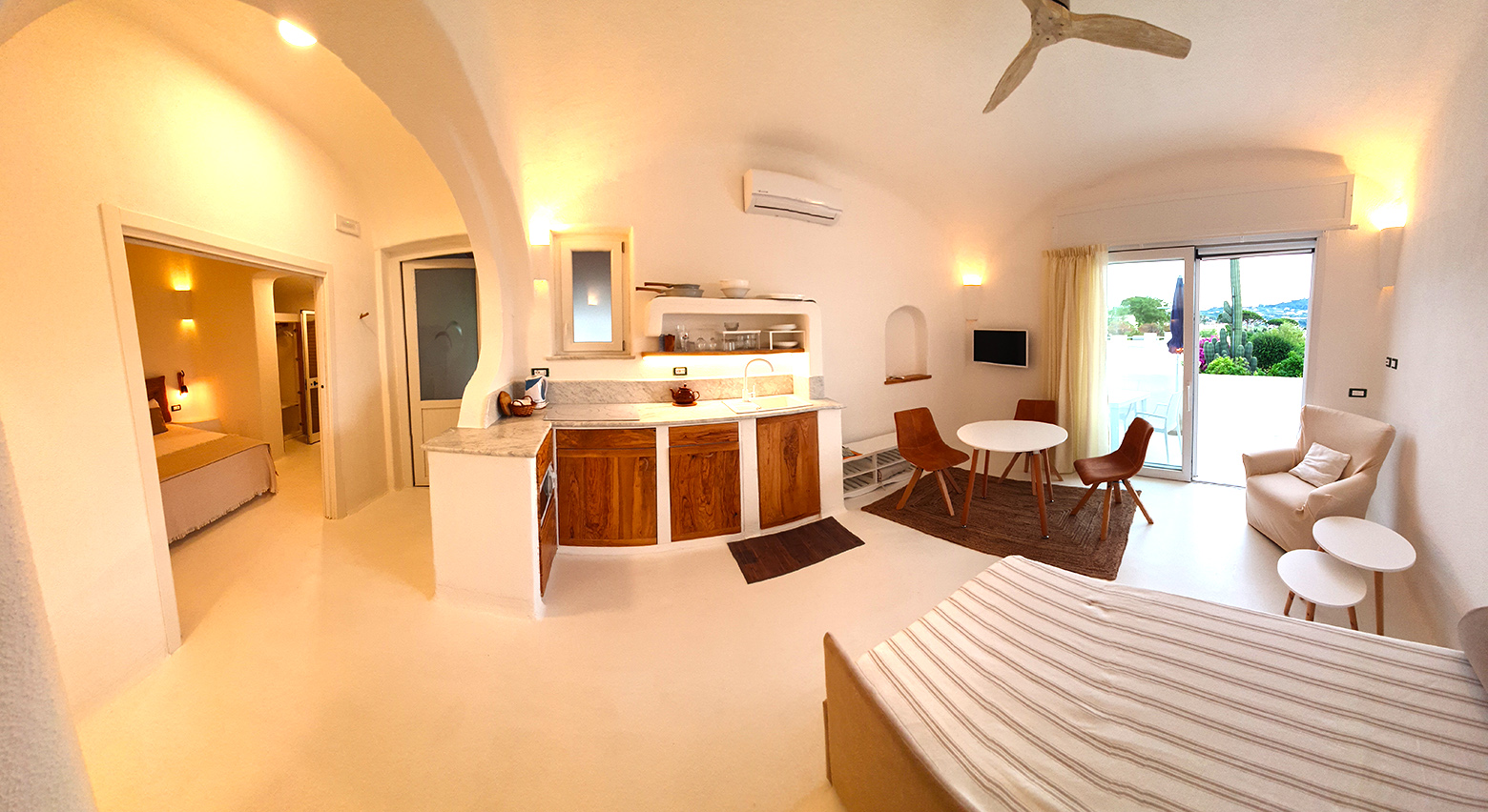 ischia, residence, BB, hotel, pool area, villa, vista mare, indipendente