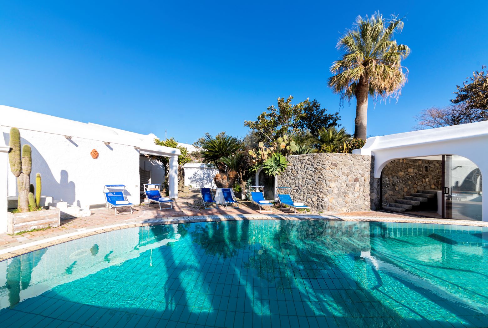 ischia, residence, BB, hotel, pool area