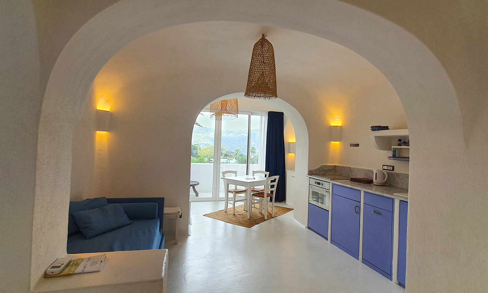 Zwo, Room, Apartment, balcony, sea, view, Ischia, Forio, mediterranean, 